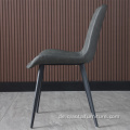 Moderne Stühle mit Fuß aus Carbonstahl